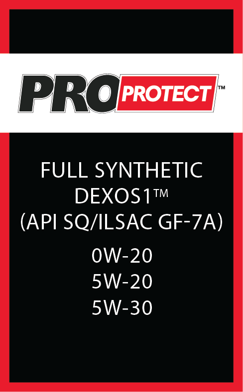 Full Synthetic dexos1 Gen 3 Motor Oils (SQ/GF-7A)