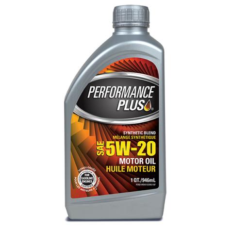 Performance Plus Synthetic Blend: SAE 5W-20
